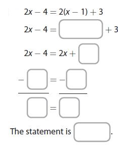 Go Math Grade 8 Answer Key Chapter 7 Solving Linear Equations Lesson 4: Equations with Many Solutions or No Solution img 9