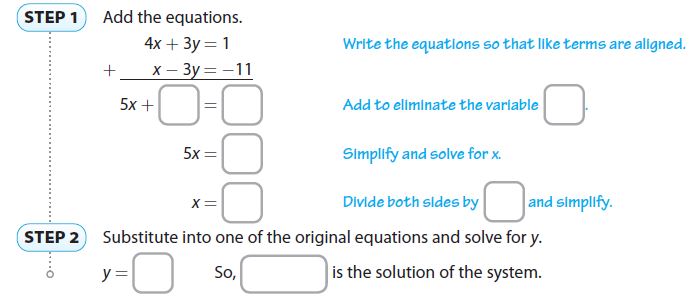 Go Math Grade 8 Answer Key Chapter 8 Solving Systems of Linear Equations Lesson 3: Solving Systems by Elimination img 12