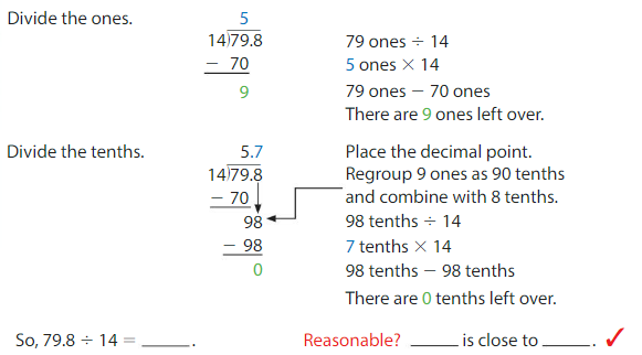 Big Ideas Math Answer Key Grade 5 Chapter 7 Divide Decimals 7.5 2