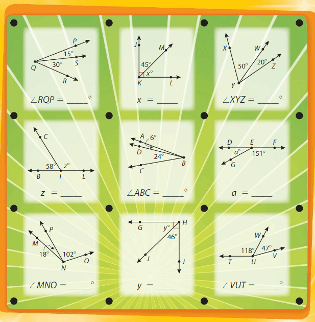 Big Ideas Math Answers 4th Grade Chapter 13 Identify and Draw Lines and Angles 192