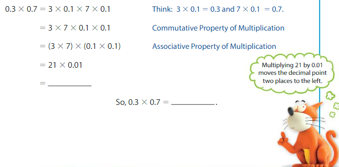 Big Ideas Math Answers Grade 5 Chapter 5 Multiply Decimals 5.7 3