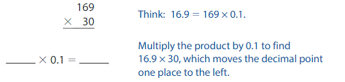 Big Ideas Math Solutions Grade 5 Chapter 5 Multiply Decimals 5.4 8