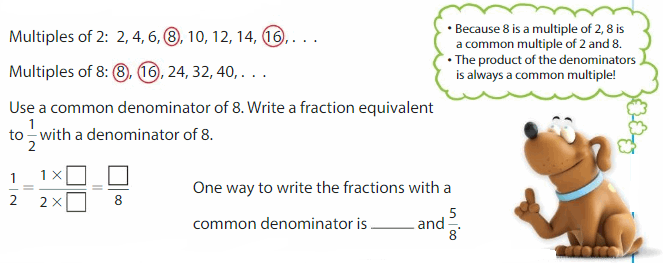Big Ideas Math Solutions Grade 5 Chapter 8 Add and Subtract Fractions 30