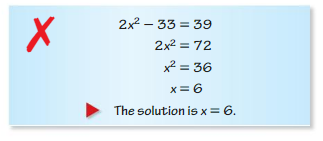 Big Ideas Math Algebra 1 Solutions Chapter 9 Solving Quadratic Equations 9.3 5