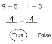 Big-Ideas-Math-Book-1st-Grade-Answer-Key-Chapter-3-More-Addition-and-Subtraction-Situations-True-or-False-Equations-Practice-3.6-question-3