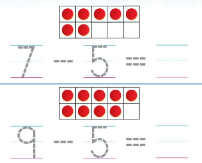 Big Ideas Math Solutions Grade K Chapter 7 Subtract Numbers within 10 7.6 2