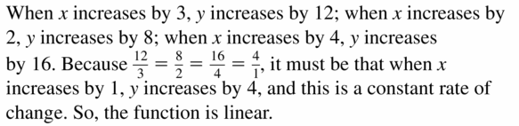Big Ideas Math Algebra 1 Answers Chapter 3 Graphing Linear Functions 3.2 Question 51