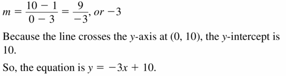 Big Ideas Math Algebra 1 Answers Chapter 4 Writing Linear Functions 4.1 Question 13