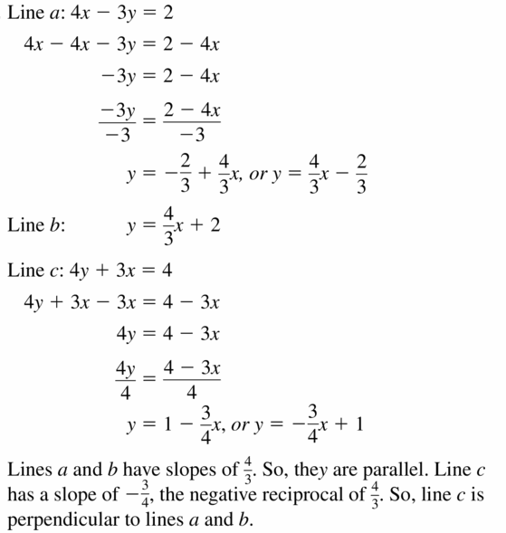 Big Ideas Math Algebra 1 Answers Chapter 4 Writing Linear Functions 4.3 Question 17
