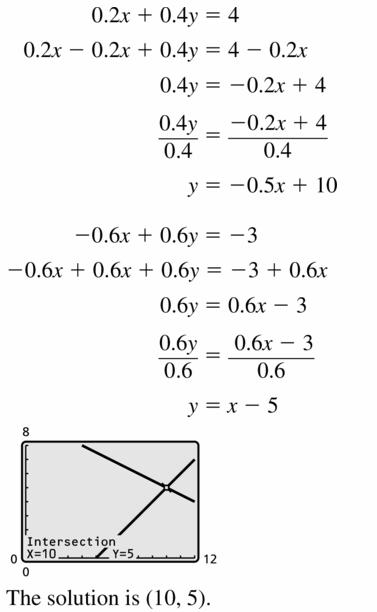 Big Ideas Math Algebra 1 Answers Chapter 5 Solving Systems of Linear Equations 5.1 Question 23
