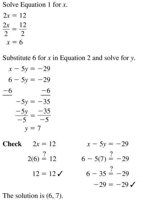 Big Ideas Math Algebra 1 Answers Chapter 5 Solving Systems of Linear Equations 5.2 Question 13