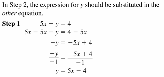 Big Ideas Math Algebra 1 Answers Chapter 5 Solving Systems of Linear Equations 5.2 Question 17.1