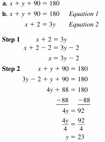 Big Ideas Math Algebra 1 Answers Chapter 5 Solving Systems of Linear Equations 5.2 Question 27.1