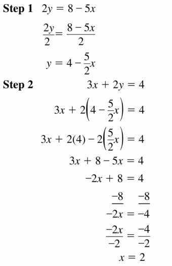 Big Ideas Math Algebra 1 Answers Chapter 5 Solving Systems of Linear Equations 5.3 Question 23.1