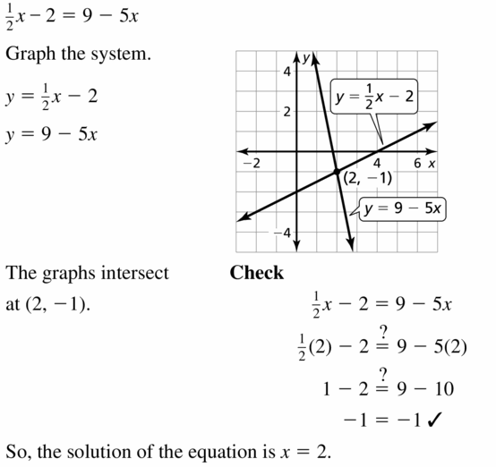 Big Ideas Math Algebra 1 Answers Chapter 5 Solving Systems of Linear Equations 5.5 Question 11