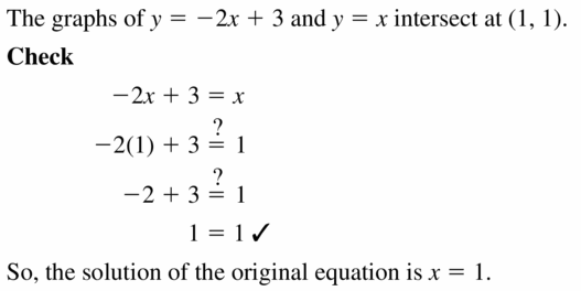 Big Ideas Math Algebra 1 Answers Chapter 5 Solving Systems of Linear Equations 5.5 Question 3