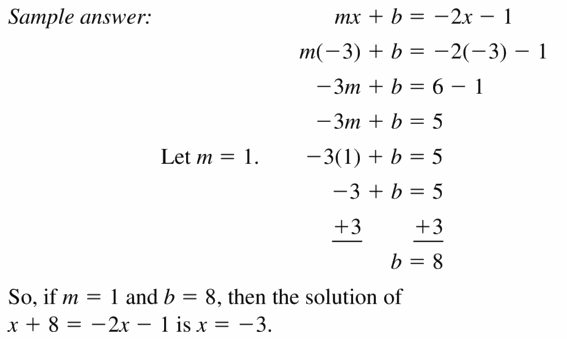 Big Ideas Math Algebra 1 Answers Chapter 5 Solving Systems of Linear Equations 5.5 Question 37