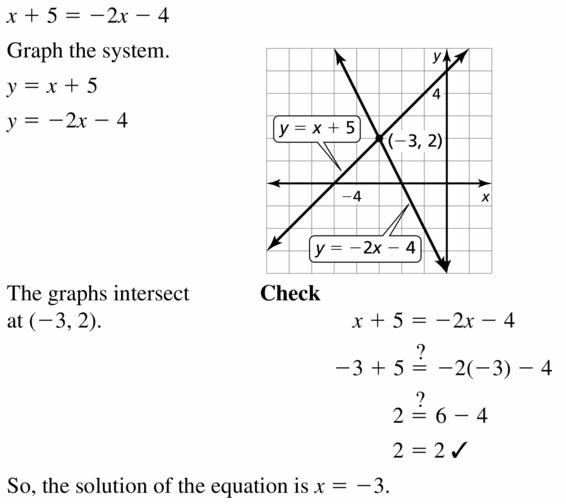 Big Ideas Math Algebra 1 Answers Chapter 5 Solving Systems of Linear Equations 5.5 Question 9