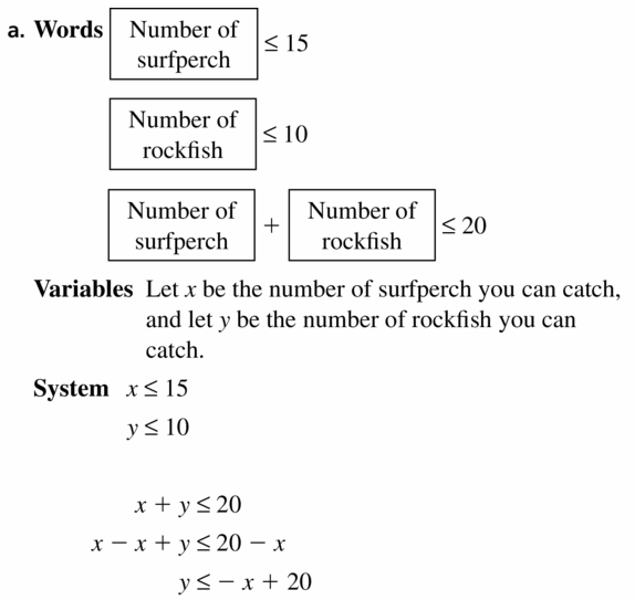 Big Ideas Math Algebra 1 Answers Chapter 5 Solving Systems of Linear Equations 5.7 Question 31.1