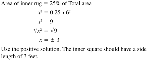 Big Ideas Math Algebra 1 Solutions Chapter 9 Solving Quadratic Equations 9.3 a 35