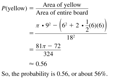 Big Ideas Math Algebra 2 Answer Key Chapter 10 Probability 10.1 a 13