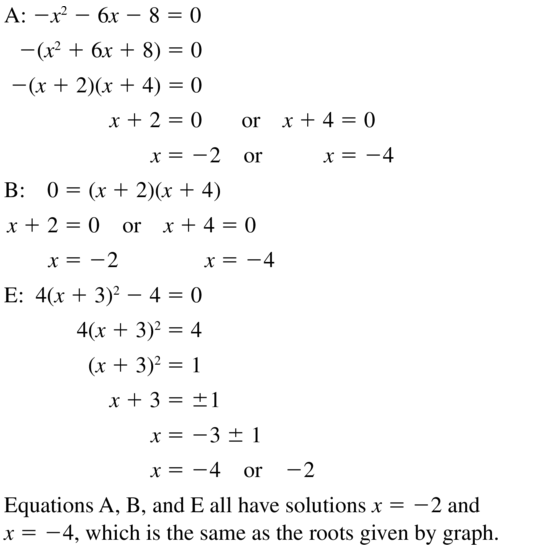 Big Ideas Math Algebra 2 Answer Key Chapter 3 Quadratic Equations and Complex Numbers 3.1 a 21