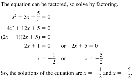 Big Ideas Math Algebra 2 Answer Key Chapter 3 Quadratic Equations and Complex Numbers 3.1 a 45