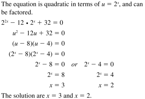 Big Ideas Math Algebra 2 Answer Key Chapter 6 Exponential and Logarithmic Functions 6.6 a 71