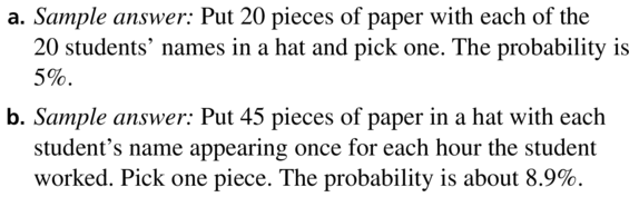 Big Ideas Math Algebra 2 Answers Chapter 10 Probability 10.2 a 25