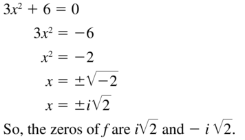 Big Ideas Math Algebra 2 Answers Chapter 3 Quadratic Equations and Complex Numbers 3.2 a 55