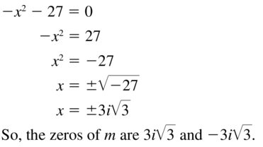 Big Ideas Math Algebra 2 Answers Chapter 3 Quadratic Equations and Complex Numbers 3.2 a 59