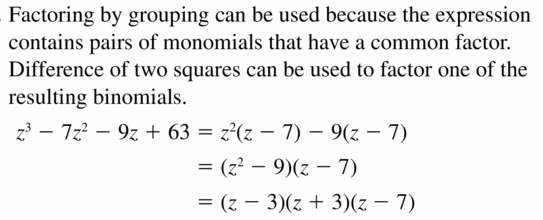 Big Ideas Math Algebra 2 Answers Chapter 4 Polynomial Functions 4.4 Question 59