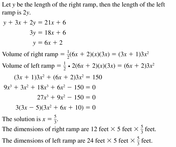 Big Ideas Math Algebra 2 Answers Chapter 4 Polynomial Functions 4.5 Question 63