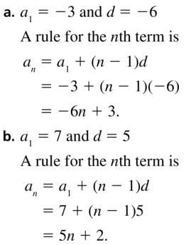 Big Ideas Math Algebra 2 Answers Chapter 8 Sequences and Series 8.2 a 11