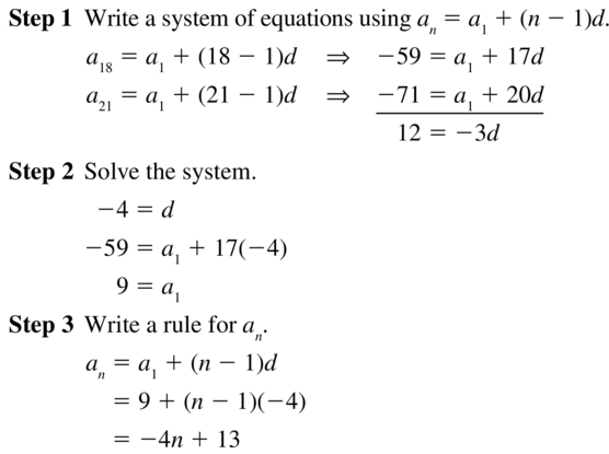 Big Ideas Math Algebra 2 Answers Chapter 8 Sequences and Series 8.2 a 35