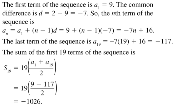 Big Ideas Math Algebra 2 Answers Chapter 8 Sequences and Series 8.2 a 53