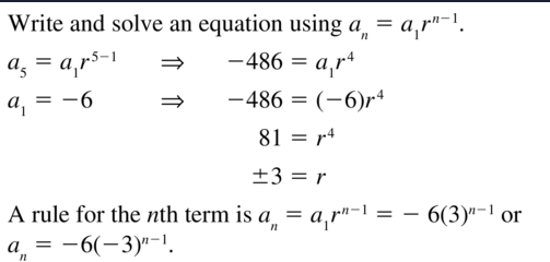 Big Ideas Math Algebra 2 Solutions Chapter 8 Sequences and Series 8.3 a 35