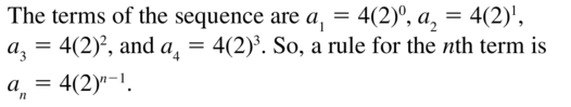 Big Ideas Math Algebra 2 Solutions Chapter 8 Sequences and Series 8.3 a 41