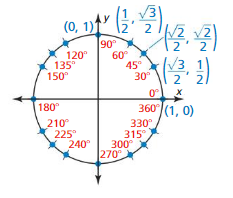 Big Ideas Math Algebra 2 Solutions Chapter 9 Trigonometric Ratios and Functions 9.3 19
