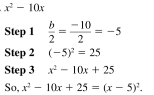 Big Ideas Math Answer Key Algebra 1 Chapter 9 Solving Quadratic Equations 9.4 a 11