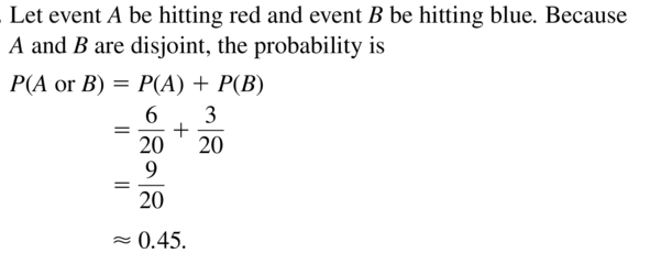 Big Ideas Math Answer Key Algebra 2 Chapter 10 Probability 10.4 a 7