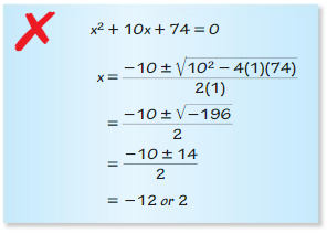 Big Ideas Math Answer Key Algebra 2 Chapter 3 Quadratic Equations and Complex Numbers 3.4 3
