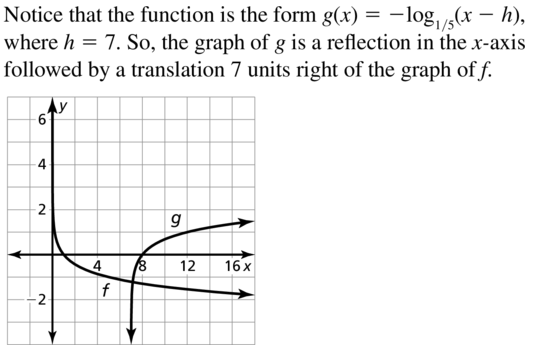 Big Ideas Math Answer Key Algebra 2 Chapter 6 Exponential and Logarithmic Functions 6.4 a 29
