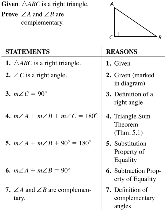 Big Ideas Math Answer Key Geometry Chapter 5 Congruent Triangles 5.1 a 41