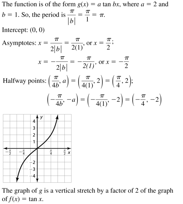 Big Ideas Math Answers Algebra 2 Chapter 9 Trigonometric Ratios and Functions 9.5 a 5