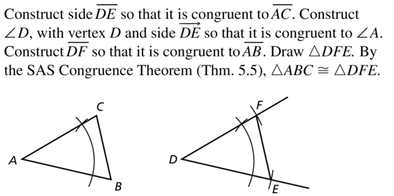 Big Ideas Math Geometry Answer Key Chapter 5 Congruent Triangles 5.3 a 23