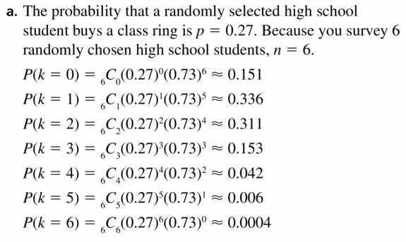 Big Ideas Math Geometry Answers Chapter 12 Probability 12.6 Qu 13.1