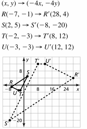 Big Ideas Math Geometry Answers Chapter 4 Transformations 4.5 Question 21