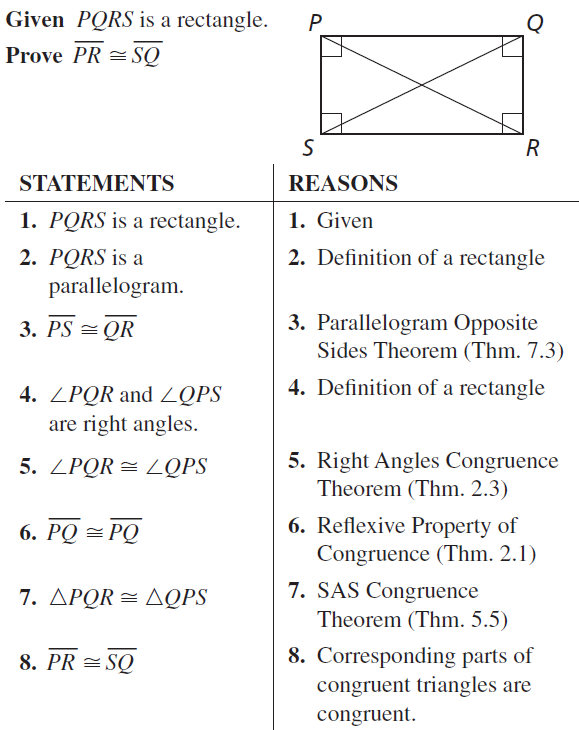 Big Ideas Math Geometry Answers Chapter 7 Quadrilaterals and Other Polygons 7.4 a 87