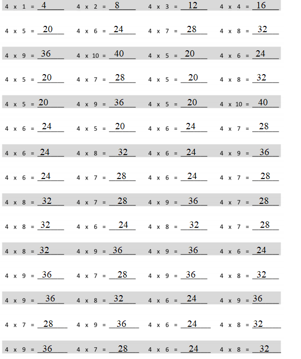 Engage-NY-Eureka-Math-3rd-Grade-Module-7-Lesson-4-Answer-Key-Pattern-Sheet-Answer-Key